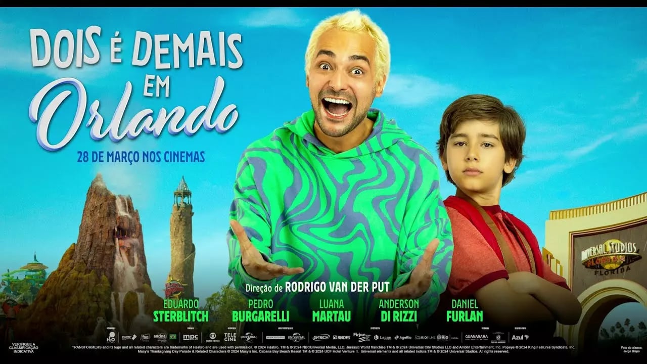 Sessão da Tarde exibe 'Dois É Demais Em Orlando' nesta sexta